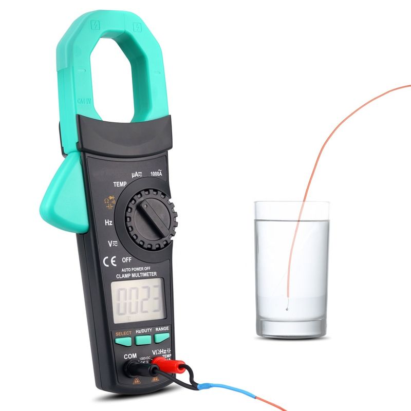 Professional 1000A AC/DC Voltage Clamp Meter with 3 5/6 Digits Display and Multifunctional Current Measurement