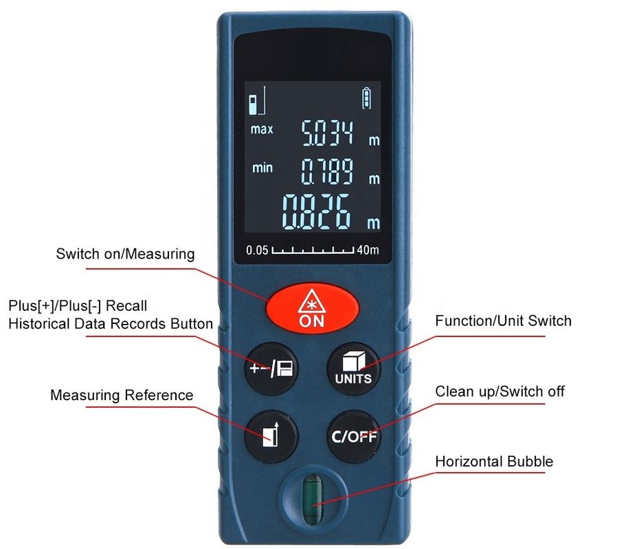 Mini Portable Handheld High-precision Digital Measuring Tools Laser Rangefinder Laser Distance Meter