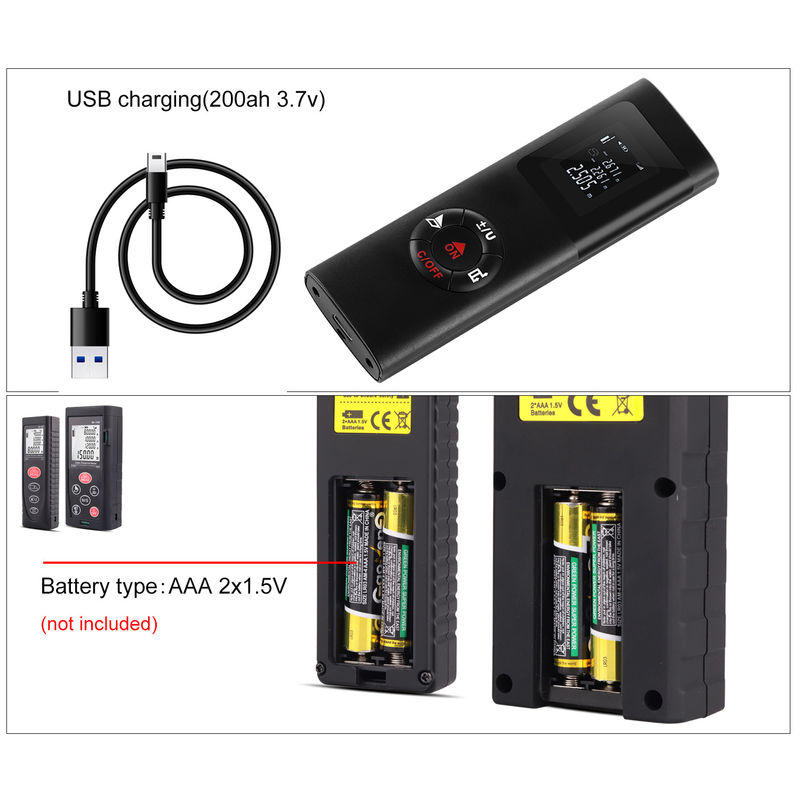 40m 100m OEM ODM Mini Portable Digital Rangefinder Infrared Laser Distance Meters Electric Laser Rangefinders
