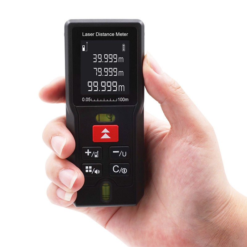 Handheld Laser Distance Meter Electric Distance Measuring Equipment Mini Portable Digital Laser Rangefinders 0.05-120m