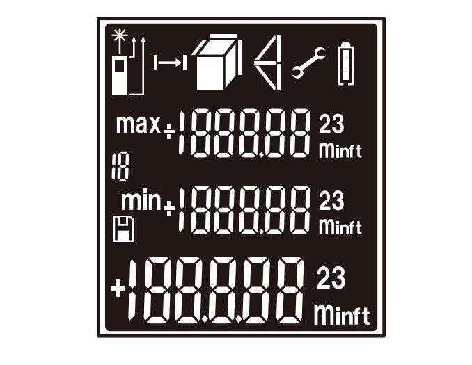 Handheld Laser Distance Meter Electric Distance Measuring Equipment Mini Portable Digital Laser Rangefinders 0.05-120m