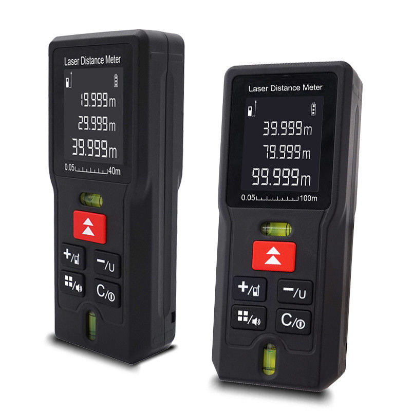 Handheld Laser Distance Meter Electric Distance Measuring Equipment Mini Portable Digital Laser Rangefinders 0.05-120m