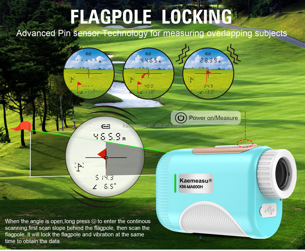 OEM 1200m Golf Slope Scope Laser Distance Meter Telescope Industrial Grade Golf Laser Rangefinders with Customized Support
