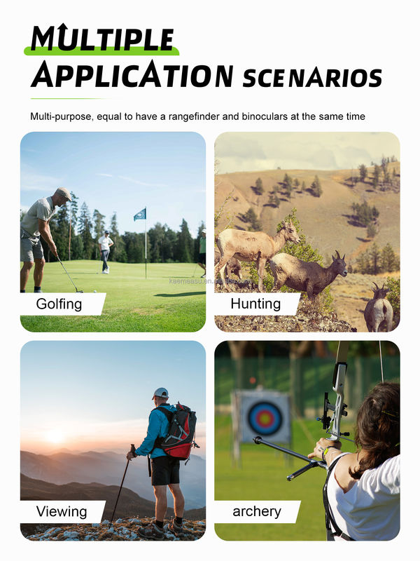 800m Wireless Range Finder LED Display Digital Measurement Device for Golf Hunting Engineering Project