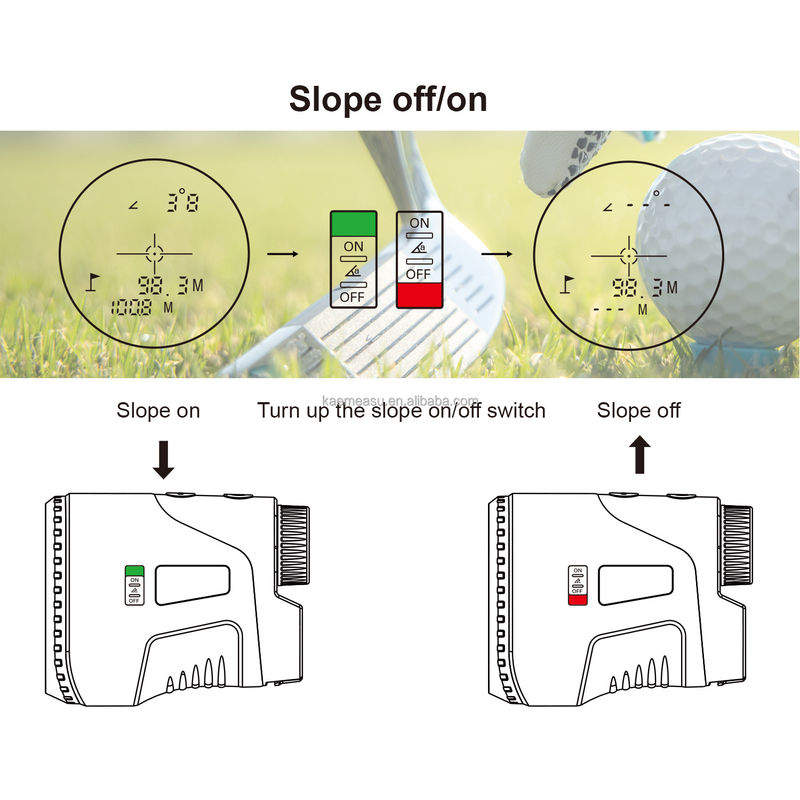 D450m Battery Laser Distance Meter Range Finder Golf Rangefinder Hunting Scope with Class 1 Laser Safety Level -20-50C