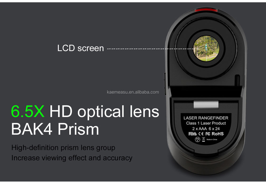 D450m Battery Laser Distance Meter Range Finder Golf Rangefinder Hunting Scope with Class 1 Laser Safety Level -20-50C