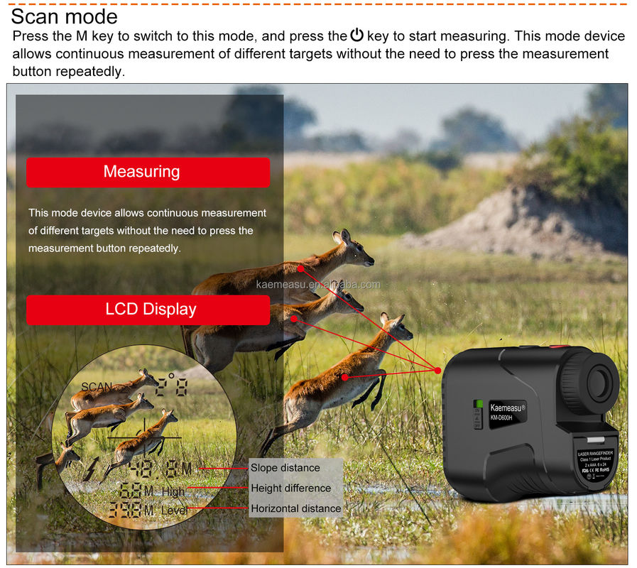 D800m Multi Function Laser Measuring Tool with Distance Meter Rangefinder Binoculars Digital Tape Measure