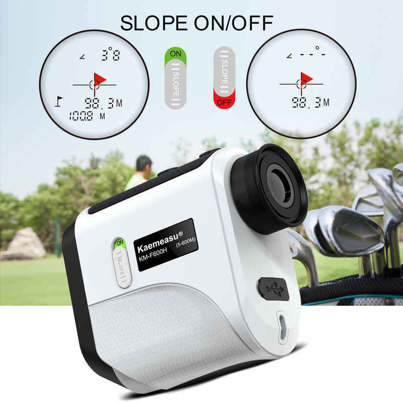 F Model Affordable Golf Rangefinder Slope Pin Seeking Lightweight Laser Distance Measuring Tool