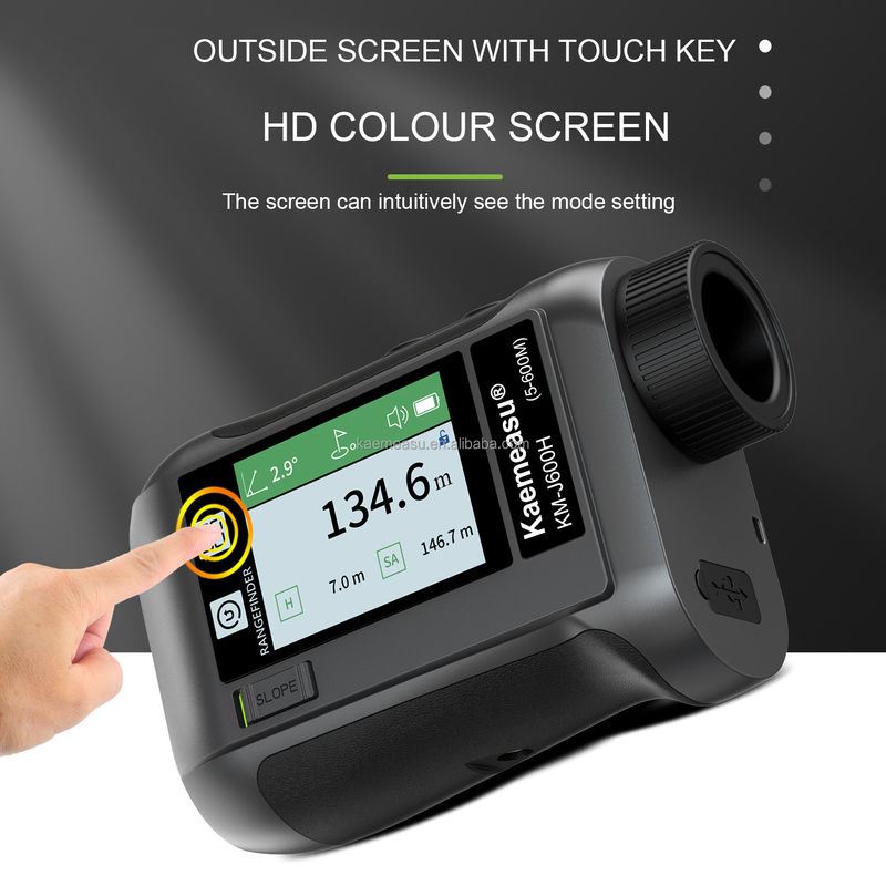 J Upgraded LCD Screen Golf Sport Laser Rangefinder Optical Instruments Hunting Diastimeter Intelligent Golf Telescope