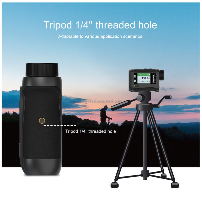 J600m Laser Rangefinder Rechargeable Fast Read Laser Distance Meter LCD Screen Memory Storage Portable Design