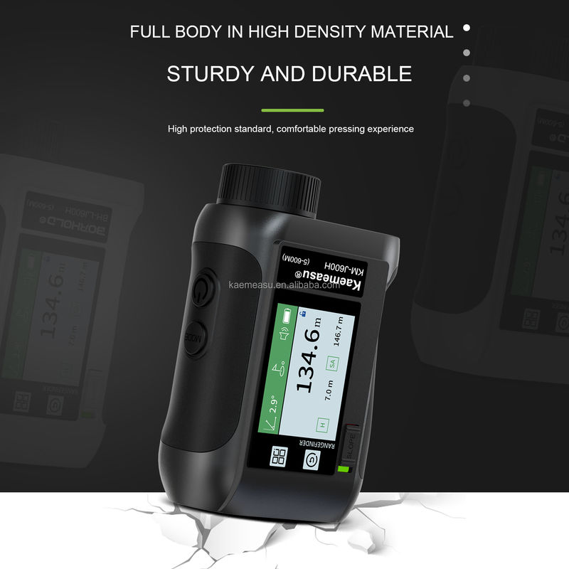 J600m Laser Rangefinder Rechargeable Fast Read Laser Distance Meter LCD Screen Memory Storage Portable Design