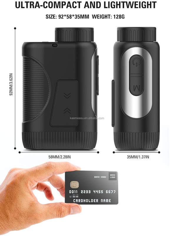 Customized Support OEM 1200m Golf Laser Rangefinder with Ingress Protection ip54 and Magnetic Base