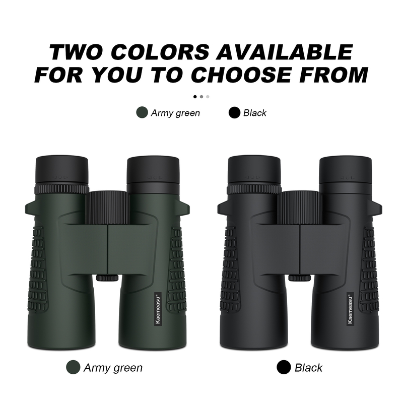 Kaemeasu C Model Green Color 10x42 HD Waterproof Binoculars for Adults, Binoculars for Bird Watching and Hiking, Optics with BAK4 Prism, Shockproof Magnesium Alloy Body, Clear and Bright Vision