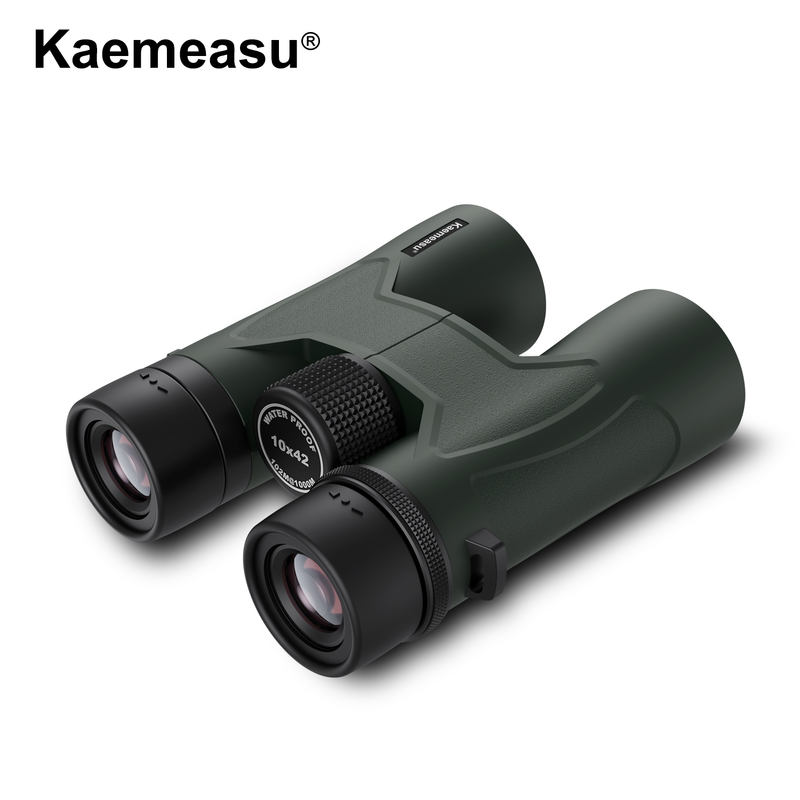 E 10x42 Binoculares Telescope Compact Tripod Compatible Waterproof Kids Binoculars for Outdoor Exploration Large Field of View