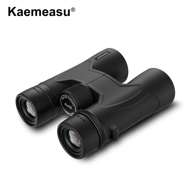 E 8x42 HD BAK4 Prism Binoculares Fishing Climbing Sightseeing Compact Binoculars for Travel and Hiking